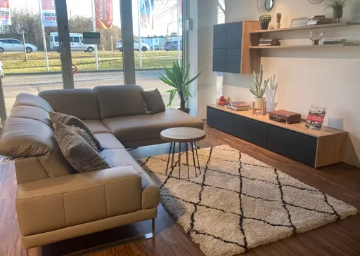 Ledersofa BRANDY mit Sitzverstellung - in Dillingen